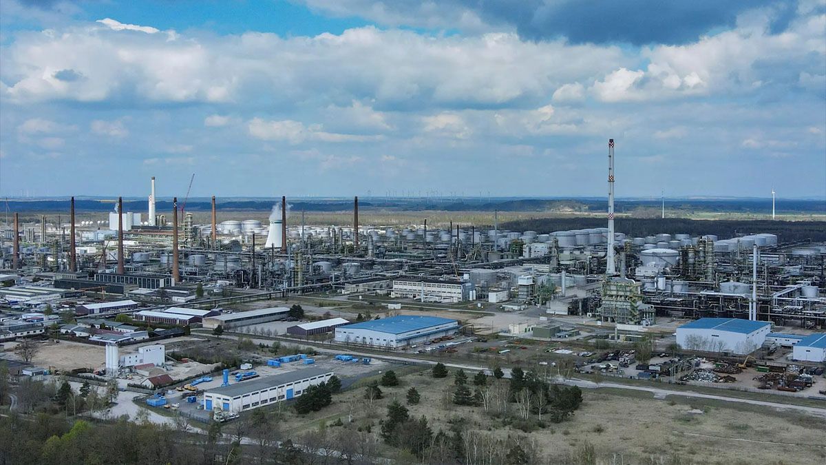 Planta en Alemania para el refinamiento del petróleo que llega de Rusia (Foto: Archivo)