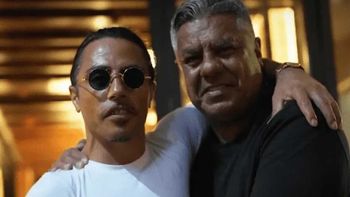 Salt Bae y Chiqui Tapia. Salt Bae y Chiqui Tapia.