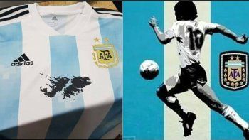 La campaña que nació en televisión para que Malvinas y Maradona estén en la camiseta Argentina
