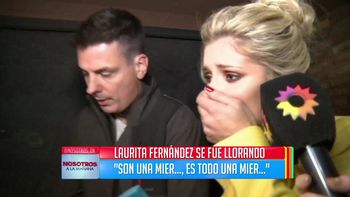 Laurita Fernández rompió en lágrimas en cámara: Son una mier...