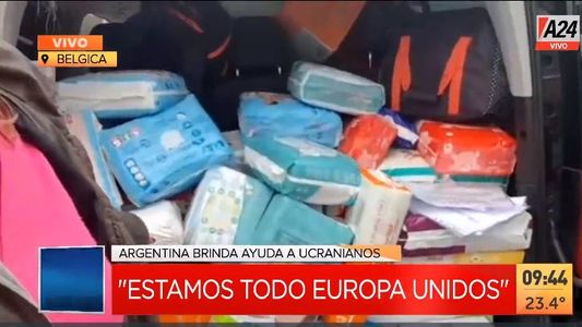 La emotiva historia de la argentina que ayuda a refugiados ucranianos