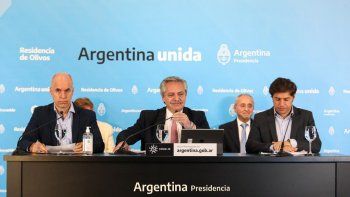 Alberto recibe en Olivos a Larreta y Kicillof para redefinir cómo sigue la cuarentena