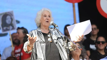 Un fiscal denunció a Estela de Carlotto por sus dichos contra Javier Milei