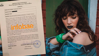 El documento de la denuncia penal que Thelma Fardín le hizo a Juan Darthés en Nicaragua