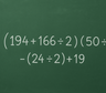 Desafío matemático en menos de 25 segundos: (194 + 166 ÷ 2) × (50 ÷ 5) - (24 ÷ 2) + 19 =
