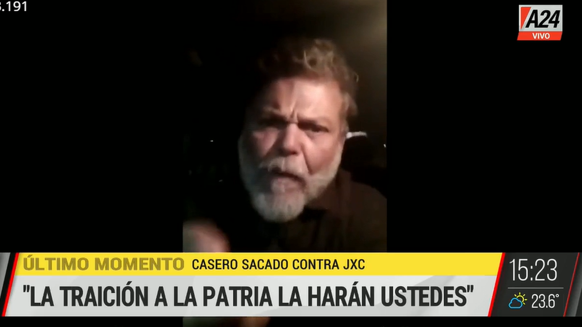 Alfredo Casero apuntó contra Juntos por el Cambio. (Foto: Captura A24)