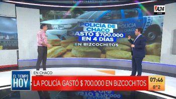 Insólito: la policía chaqueña gastó $700.000 en bizcochitos