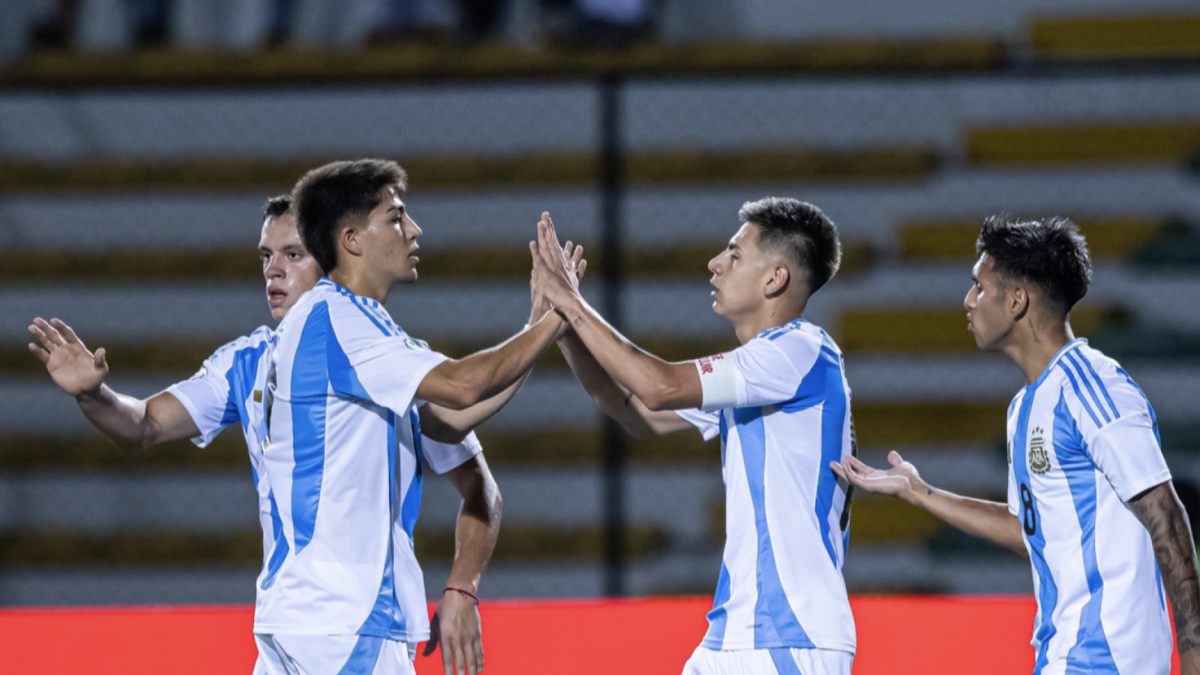 La Selección Argentina empató ante Colombia en el Sudamericano Sub 20