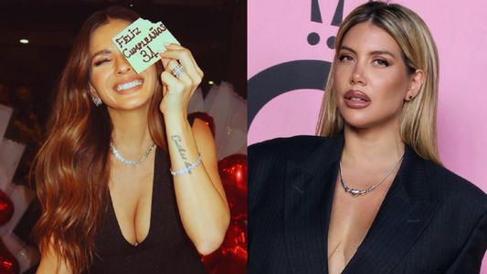 El filoso posteo de la China Suárez que revela si el vestido de su cumpleaños era o no de Wanda Nara