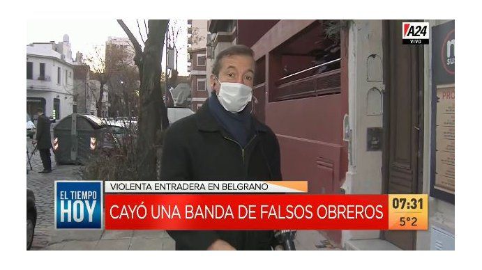 Cayó una banda de falsos obreros durante una redada tras una entradera