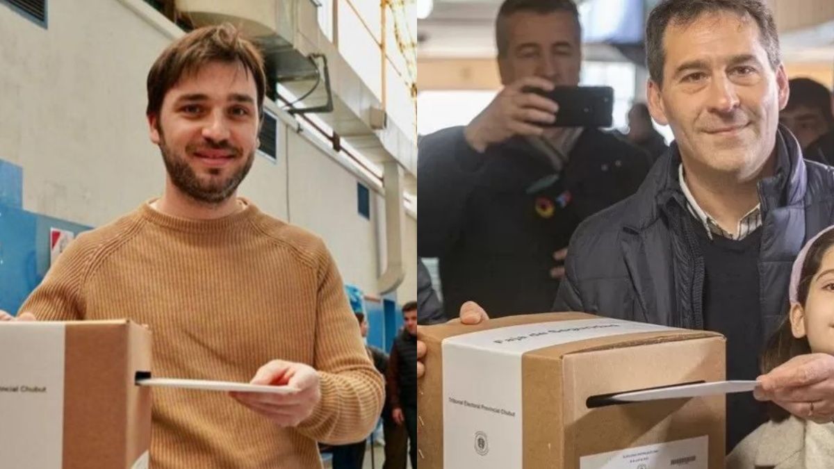 Votaron los principales candidatos a gobernador de Chubut.