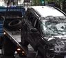 Brutal accidente en Flores: una camioneta volcó, atropelló a personas y la conductora dio positivo