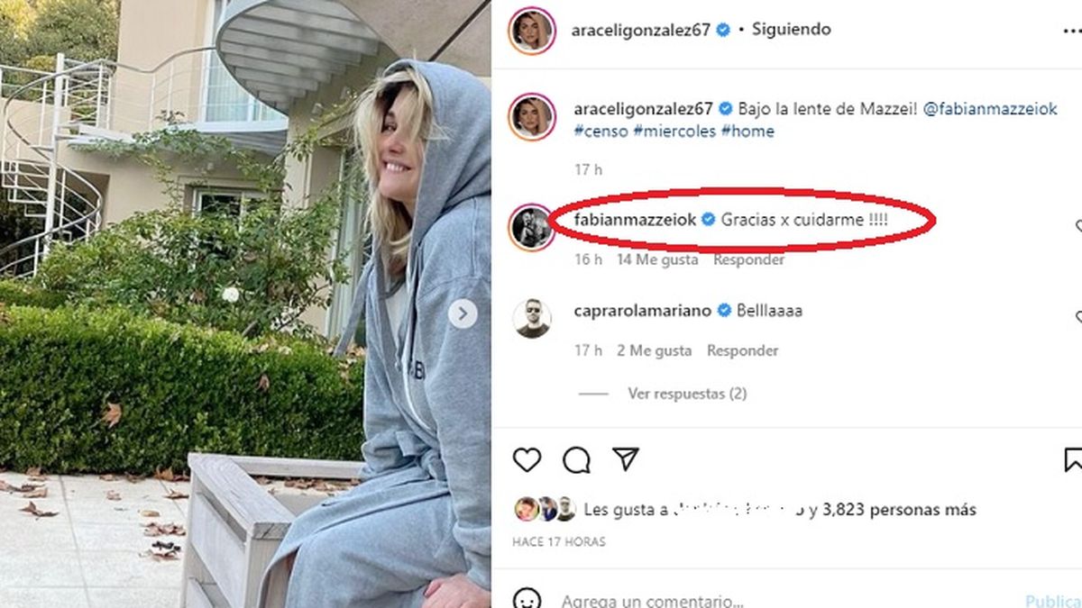 Fabi&aacute;n Mazzei le agradeci&oacute; el cuidado a su esposa, Araceli Gonz&aacute;lez, quien sufri&oacute; un accidente el d&iacute;a del censo 2022.&nbsp;