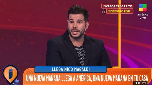 Nicolás Magaldi anunció que lo acompañará en su programa una figura que hace 15 años no hace televisión