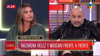 El tenso cara a cara entre Nazarena Vélez y José María Muscari