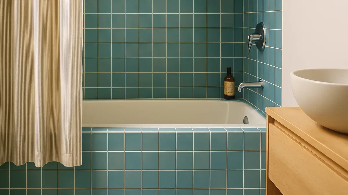 Bañeras con azulejos: el recurso retro que vuelve a los baños contemporáneos. (Imagen ilustrativa)