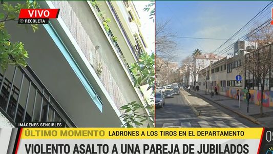 Locura en Recoleta: ladrones entraron a robar a un edificio y dispararon contra un jubilado