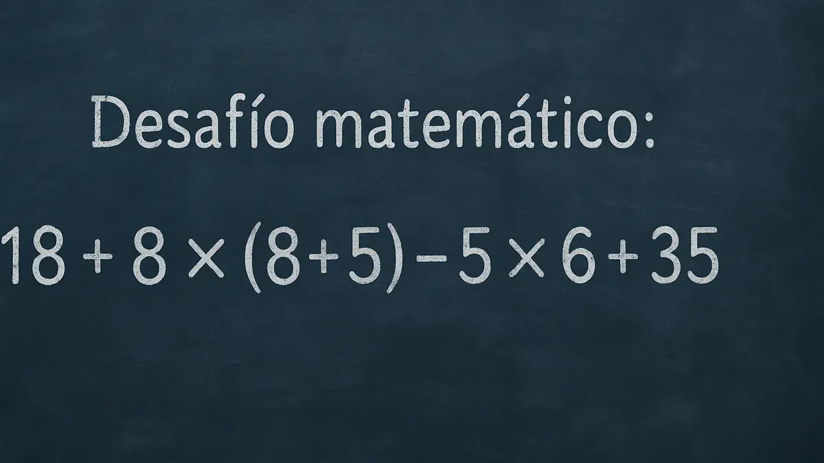 La regla esencial para resolver este desafío matemático es conocido como PEMDAS (por sus siglas en inglés) o jerarquía de operaciones.