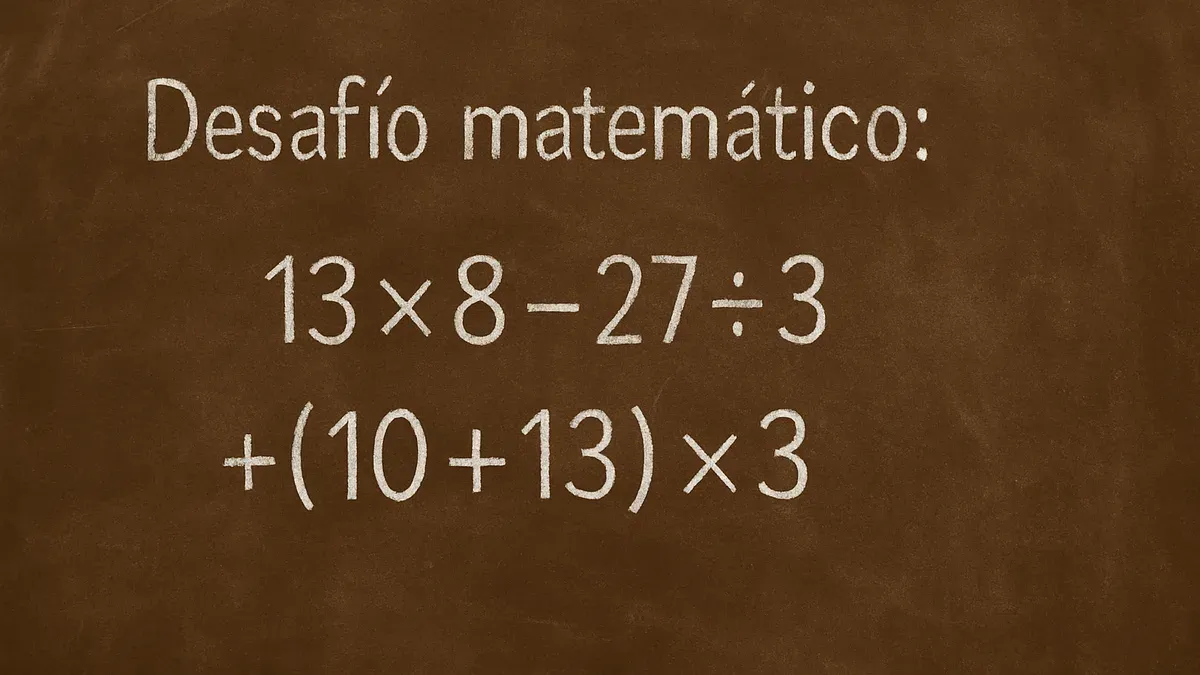 La regla esencial para resolver este desafío matemático es conocido como PEMDAS (por sus siglas en inglés) o jerarquía de operaciones.
