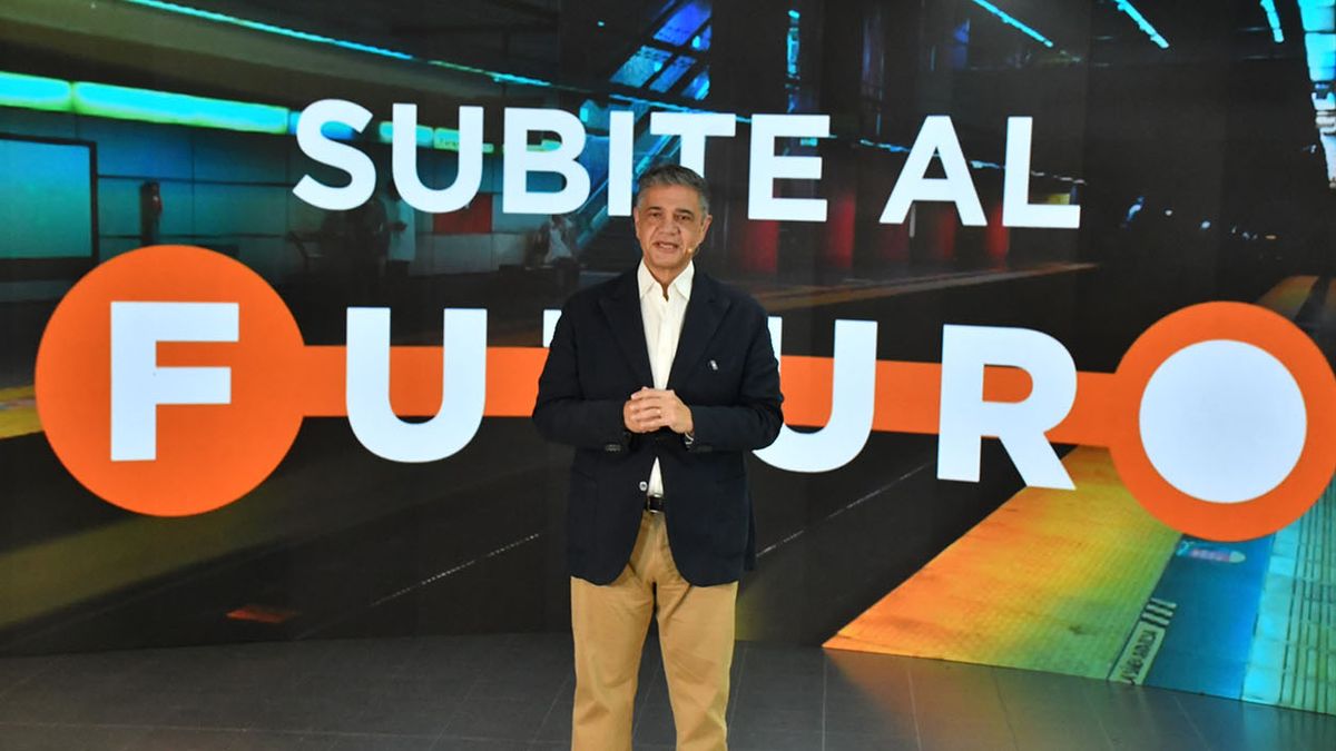 Jorge Macri anunció la construcción de la Línea F del subte en la Ciudad: cuál será su recorrido. (Foto: gobierno porteño)