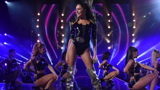 Video: Así grabó Tini Stoessel el musical de apertura para los Martín Fierro