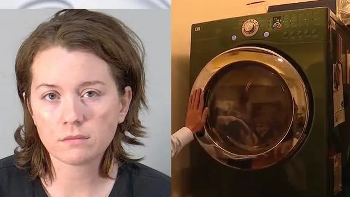 Amber Chapman está acusada de meter en el secarropa a un nene de 4 años&nbsp;