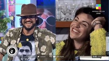 Daniel Osvaldo se la jugó y le declaró su amor a Gianinna Maradona en la tv