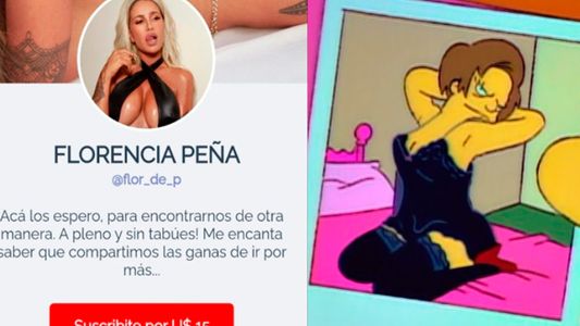 Florencia Peña creó una cuenta de contenido erótico y estallaron los memes