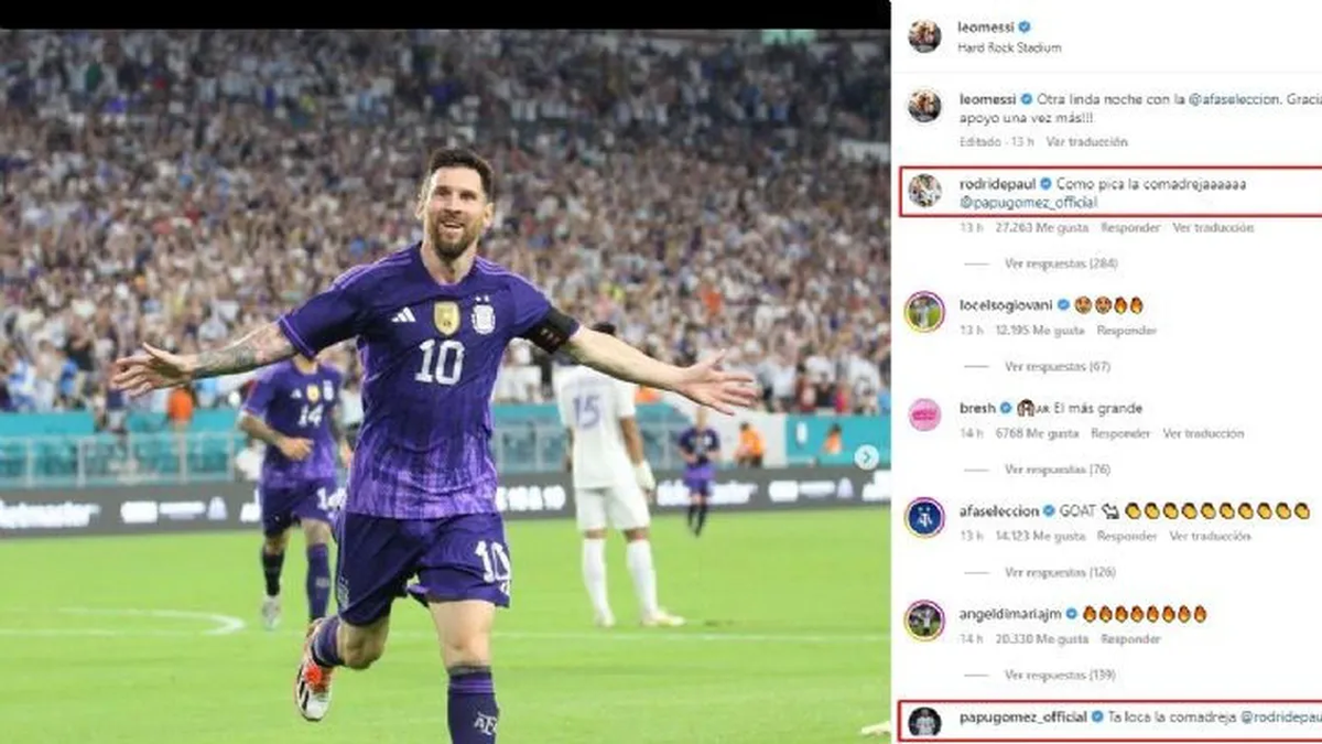 La Comadreja de Lionel Messi es furor en la gira de la Selección Argentina