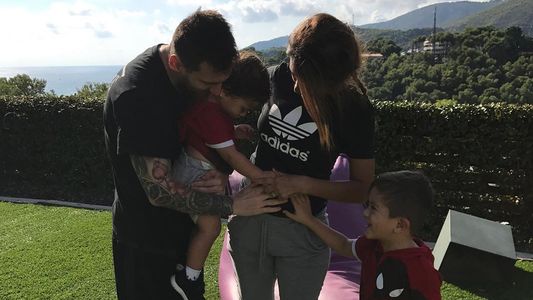 Antonella y Lionel ya saben el sexo de su tercer hijo
