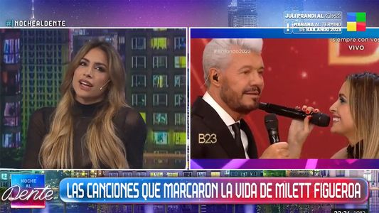 Milett Figueroa habló sin filtro sobre su fuerte conexión con Marcelo Tinelli