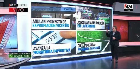 El resumen de las noticias más importantes de A24 en Vivo el Sábado