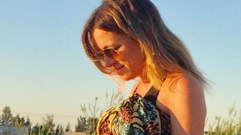 Sandra Borghi y su foto más tierna: mostró su pancita de embarazada