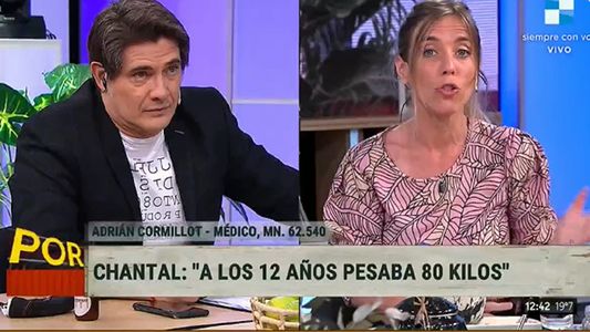 Chantal Abad contó cómo hizo para llevar su adicción a la comida y bajar de peso