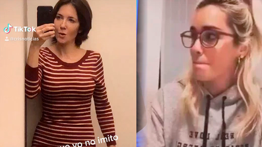 Cristina Pérez le devolvió la gentileza a Lali Espósito y la imitó en un TikTok