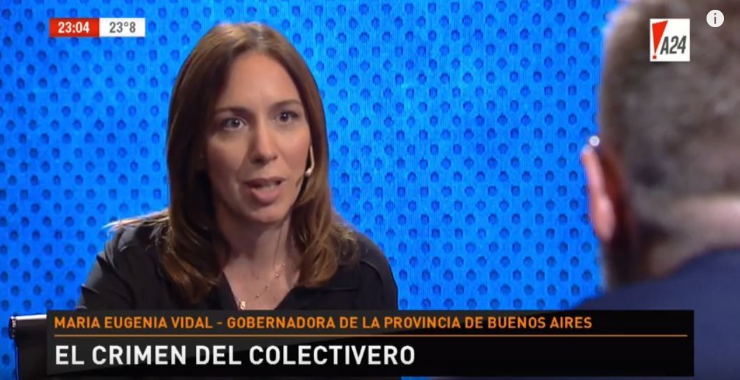 Vidal habló de todo: tarifas, La Matanza, la reelección de Macri y su postura sobre el aborto