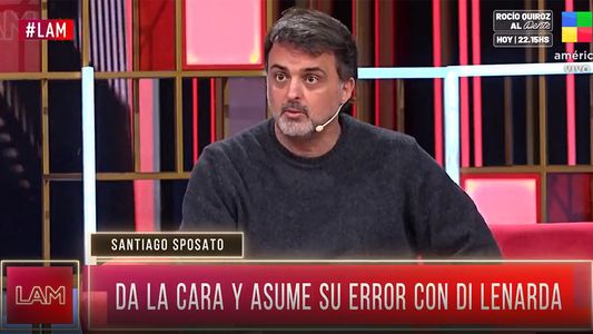 El pedido de disculpas de Santiago Sposato a Mariel Di Lenarda: Si estuve bien o mal no lo voy a decir
