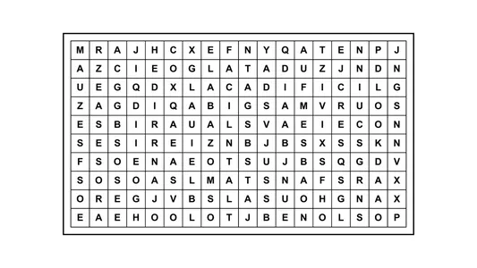 Encontrá la frase escondida: un desafío para mirar la sopa de letras con atención