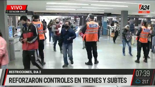 Frente a las nuevas medidas de restricción, avanzan los controles en el Área Metropolitana