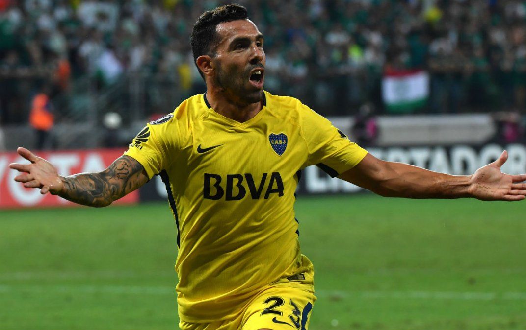 Boca-Palmeiras: el video del gol de Carlos Tevez para el empate sobre la hora en la Copa Libertadores