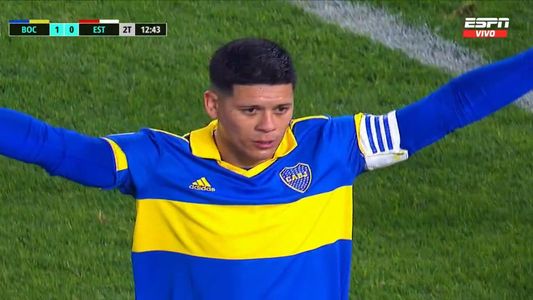 El golazo de Marcos Rojo para poner el 2-0 de Boca  y cumplir con la ley del ex