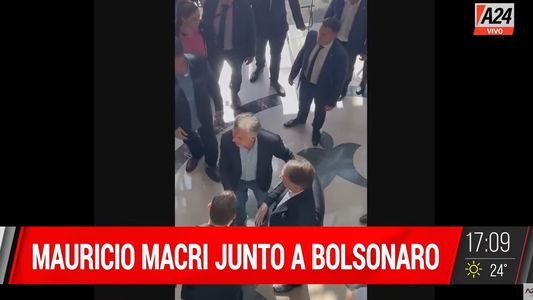Mauricio Macri se encontró con Jair Bolsonaro en la previa de la asunción de Javier Milei