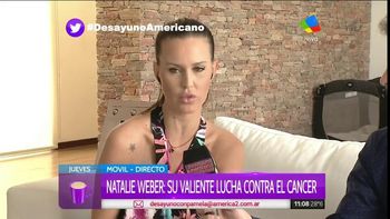 Natalie Weber habló de su lucha contra el cáncer: Dedicás tiempo para ver a tus hijos correr o reír