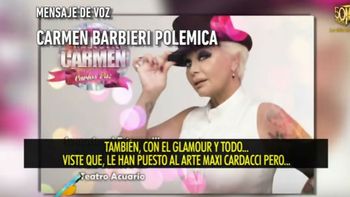 Carmen tildó de grasa a la cartelera de Pedro Alfonso