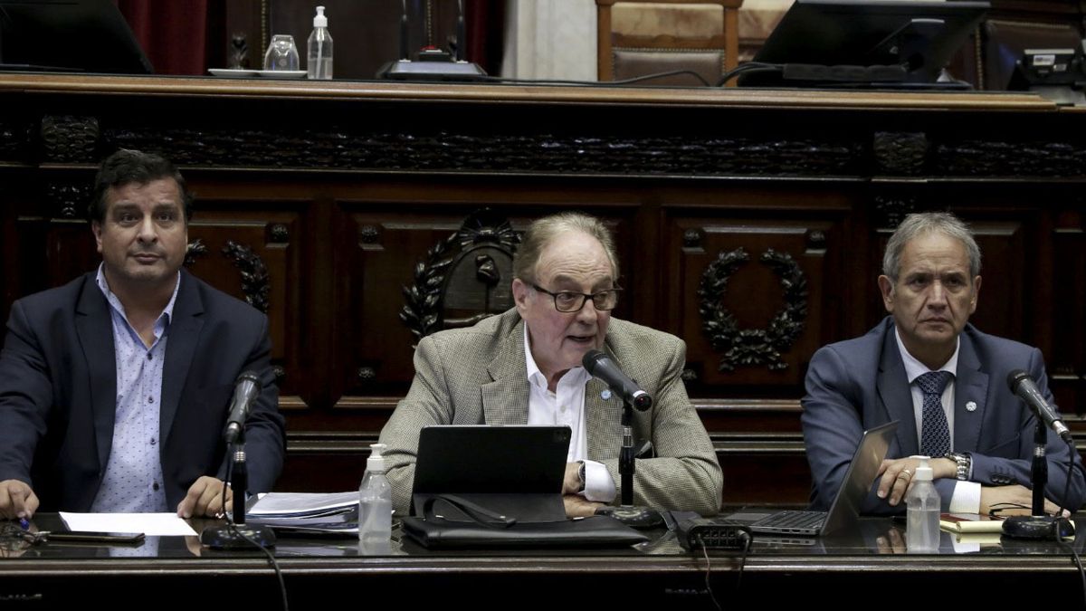 El Frente de Todos obtuvo el dictamen de mayoría para tratar el Presupuesto 2022 en la Cámara de Diputados. (Foto: Télam)