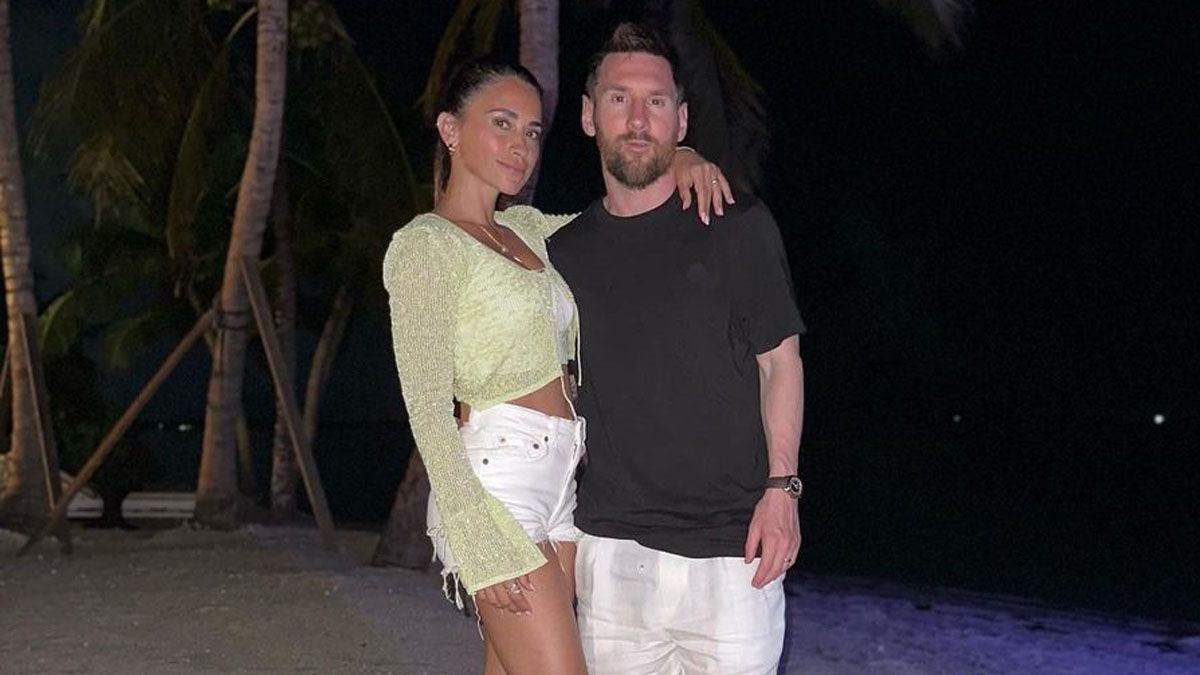 Lionel Messi y Antonela Roccuzzo