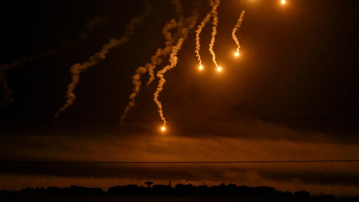 Imágenes del ataque. (Foto: Télam)