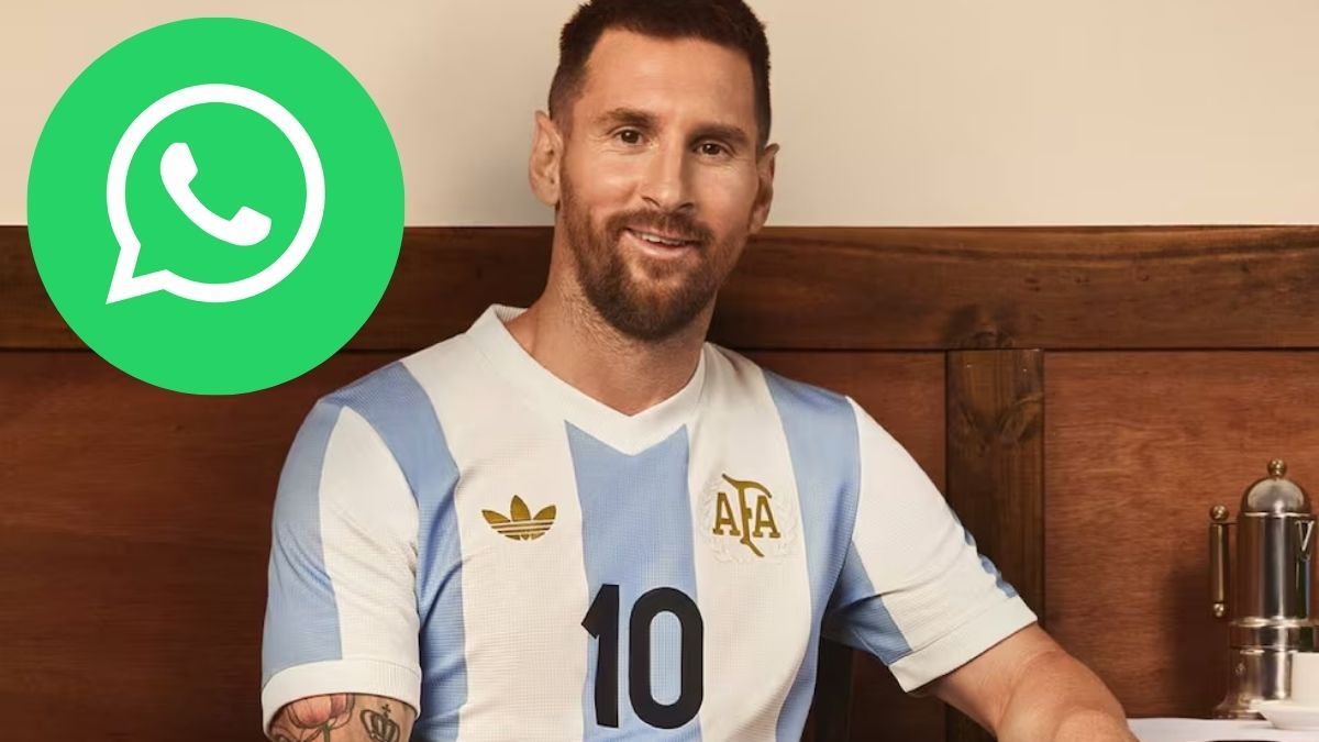 Activá el Modo Selección Argentina en WhatsApp para alentar a Lionel Messi y la Scaloneta.