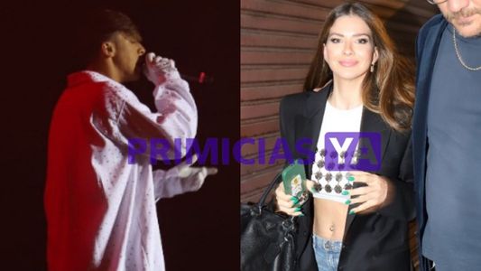 Fan número uno: la China Suárez fue al show de Rusherking