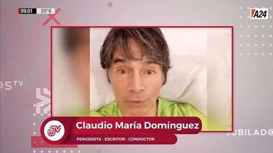 Claudio María Domínguez, polémico: A la OMS la llamo: la organización malsana